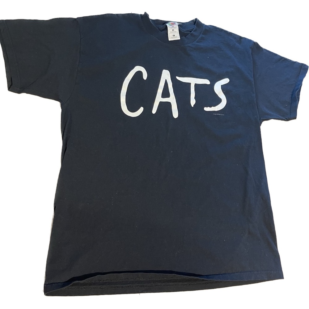 Vintage 1981 CATS the musical broadway tee XL front and back graphic